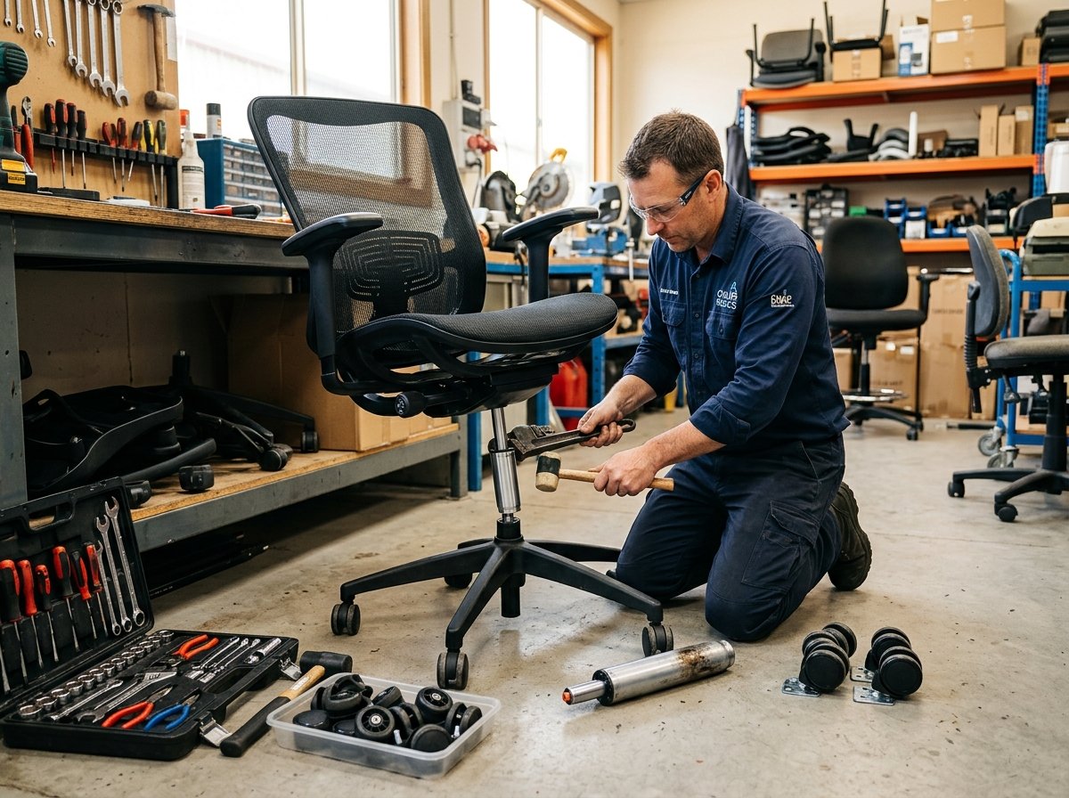 Office Chair Hydraulic Gas Lift and Caster Repair