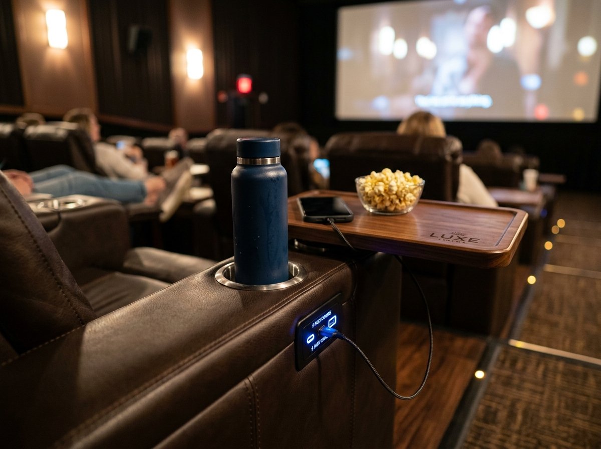 Recliner Sofa Accessories - Cup Holders, USB Ports & Tray Tables