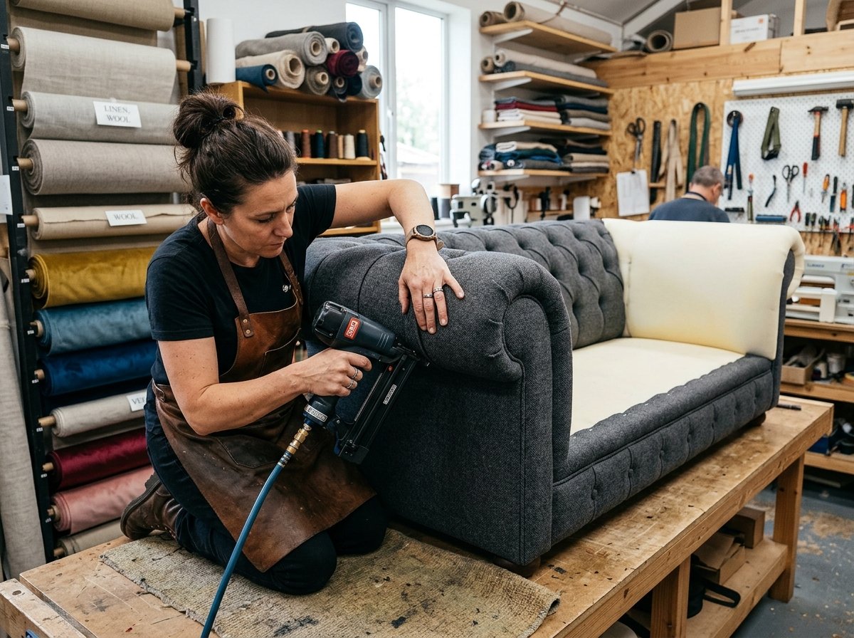 Professional Fabric & Leather Upholstery Craftsmanship